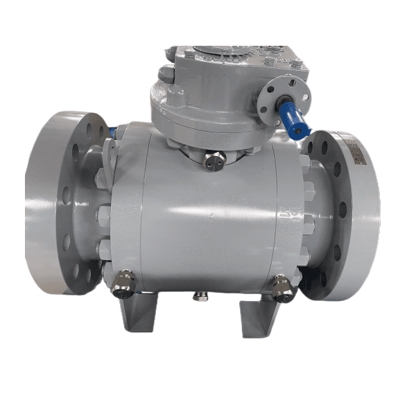 ASTM A350 LF2 Trunnion Ball Valve, 6 Inch, 600LB, API 6D, RF