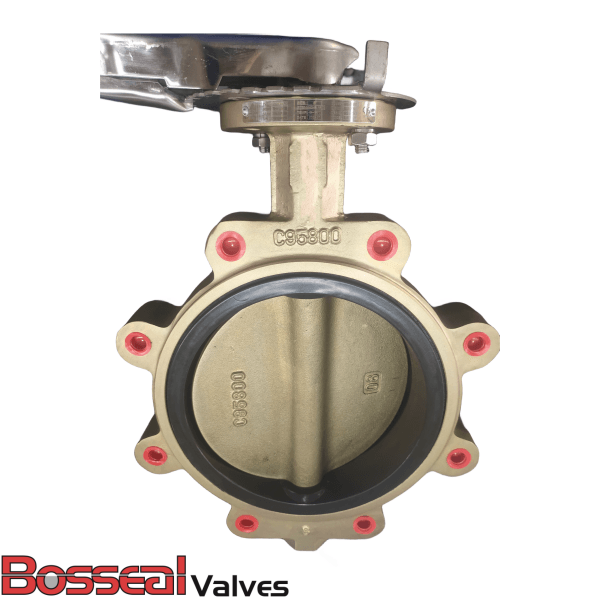 Al-bronze Concentric Butterfly Valve, 8 IN, 150 LB, PN16, LUG