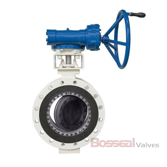 API 609 Flanged Butterfly Valve, CL 150, 2 IN, Titanium