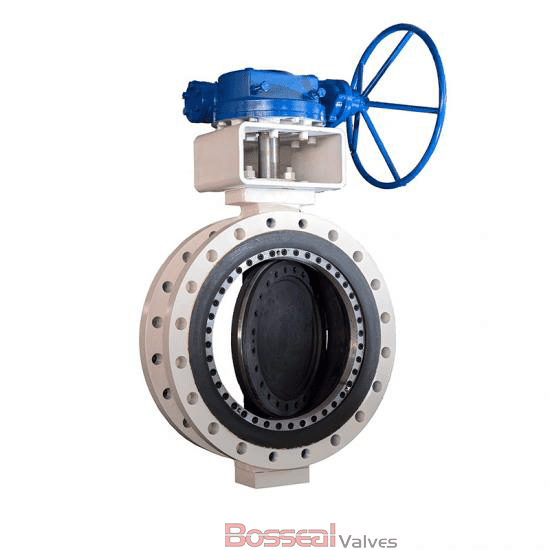 API 609 Soft Seated Butterfly Valve, A890 4A, 14IN, CL150