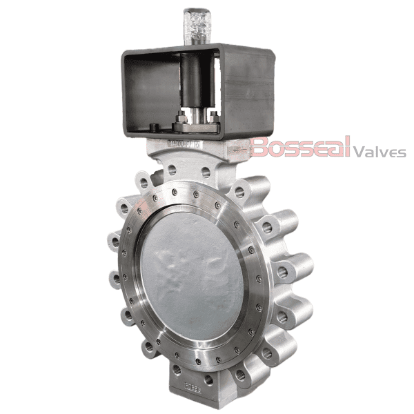 API 609 Titanium Butterfly Valve, RPTFE Seated, CL150, 24 IN