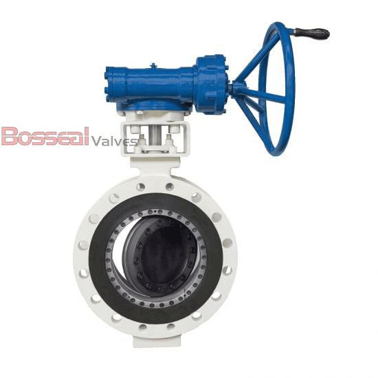 ASTM A351 CF8 Double Offset Butterfly Valve, 3 IN, CL 300