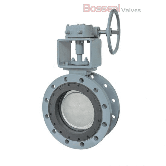 ASTM A351 CF8M Soft Seated Butterfly Valve, 28 IN, CL 150