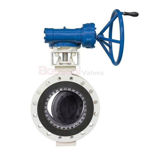 ASTM A890 5A Butterfly Valve, 8 IN, CL 300 LB, RPTFE Seated