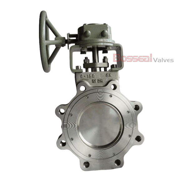 Double Offset Titanium Butterfly Valve, CL300, 4 IN, API 609