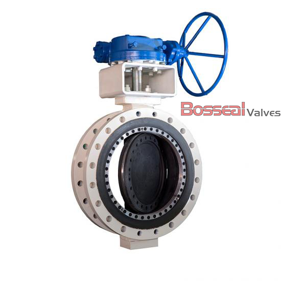 Double Offset Titanium Butterfly Valve, EN 593, CL300, 28 IN