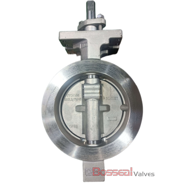 EN 593 Wafer Butterfly Valve, ASTM A216 WCB, CL300, 18 IN