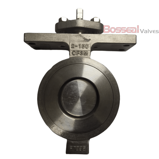 Monel K500 Stem Butterfly Valve, 6 IN, CL 150 LB, Titanium