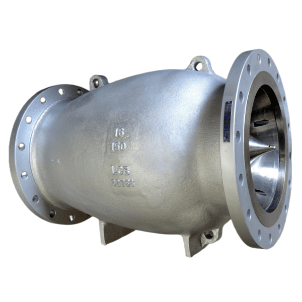 Axial Flow Check Valve, ASTM A352 LCB, 16 Inch, 150 LB, RF