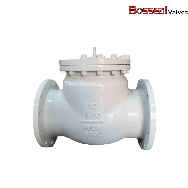 Stainless Steel Swing Check Valve, 28IN, CL300, ASTM A351 CF8