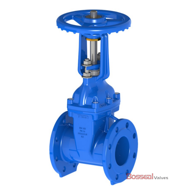 BS 5163 Gate Valve, DN350, PN15, ASTM A536, Resilient Seated