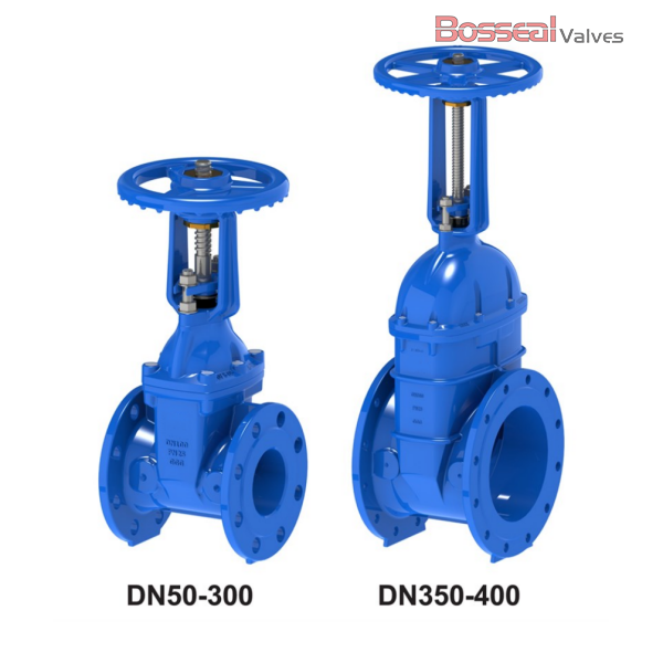 GGG40 Gate Valve, DN1000, PN15, DIN 3352, Resilient Seated