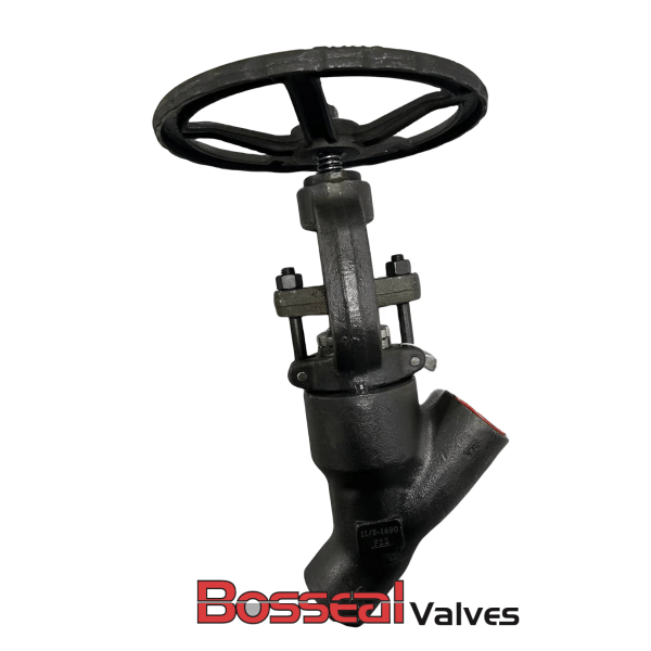 ASME B16.34 Y Globe Valve, 1 Inch, 2680 LB, ASTM A182 F11